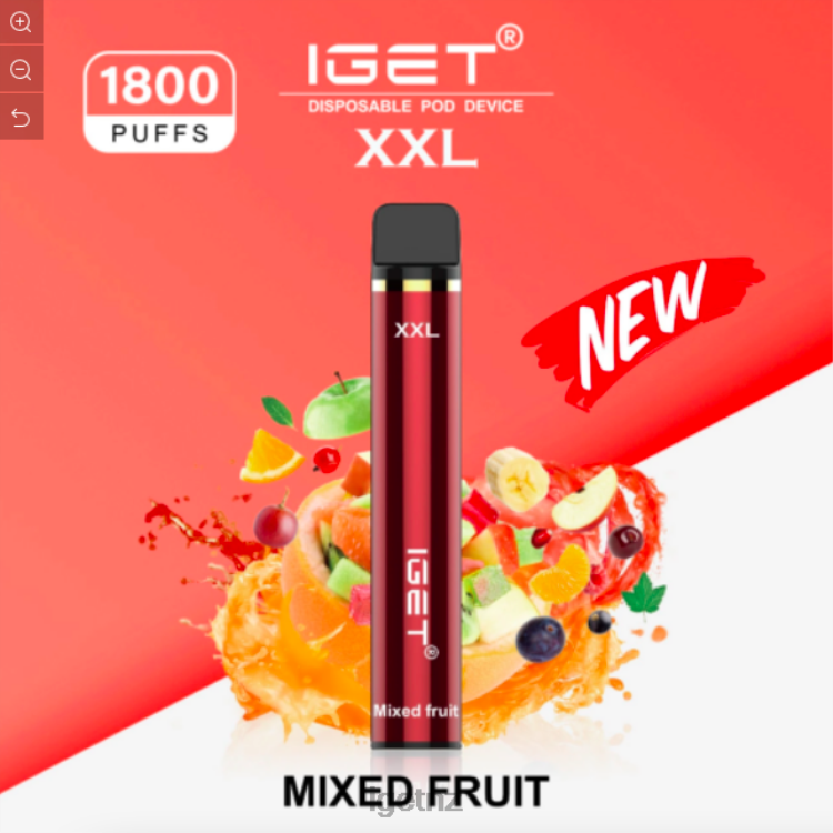 D6282489 IGET XXL - 1800 PUFFS - IGET Vapes on Sale Mixed Fruit