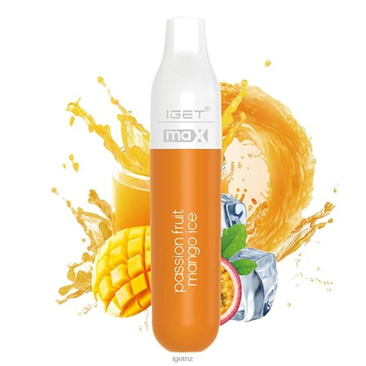 D6282620 IGET MAX - 2300 PUFFS - IGET Store Passion Fruit Mango Ice