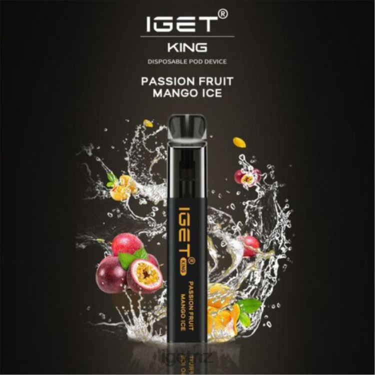 D6282625 IGET KING - 2600 PUFFS - IGET NZ Passion Fruit Mango Ice