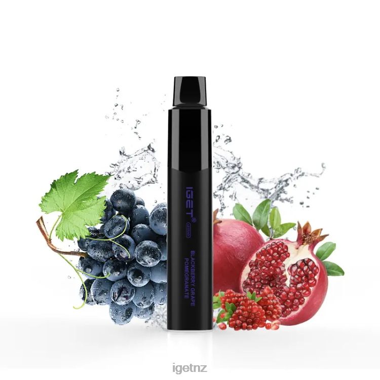 D6282341 IGET Legend 4000 Puffs - IGET NZ Blackberry Grape Pomegranate