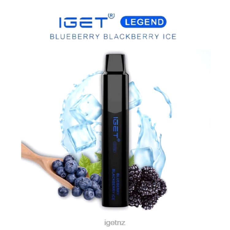 D6282644 IGET LEGEND - 4000 PUFFS - IGET Wellington Blueberry Blackberry Ice