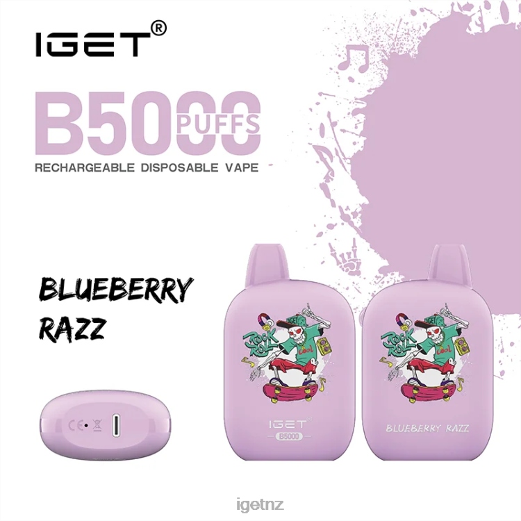 D6282310 IGET B5000 - IGET Wellington Blueberry Razz