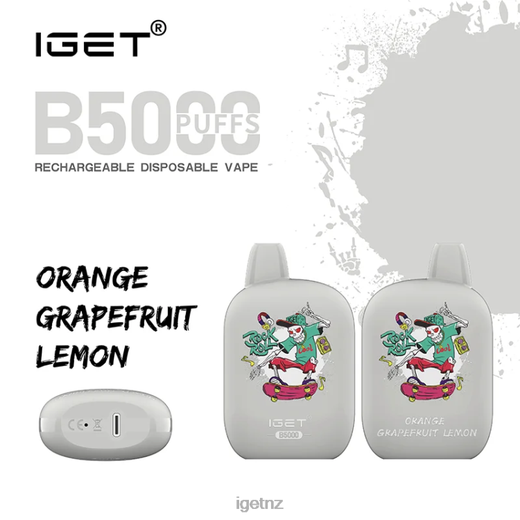 D6282319 IGET B5000 - IGET New Zealand Orange Grapefruit Lemon