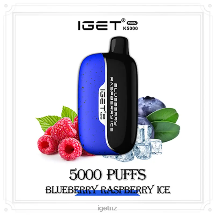 D6282213 IGET Moon 5000 Puffs - IGET Wholesale Nz Blueberry Raspberry Ice