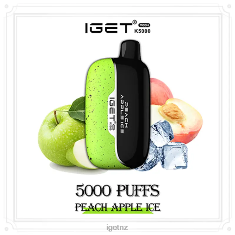 D6282217 IGET Moon 5000 Puffs - IGET Eshop Peach Apple Ice