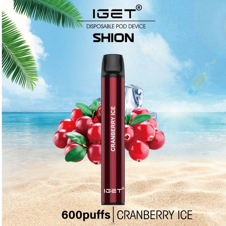 D628212 3 x IGET Shion - IGET NZ Flavours Cranberry Ice