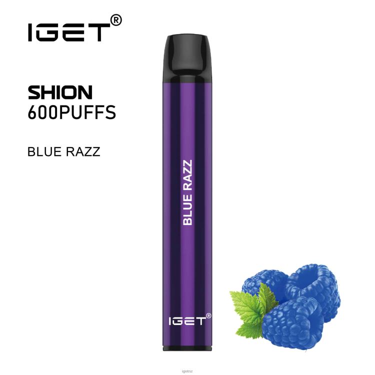 D62825 3 x IGET Shion - IGET Vapes on Sale Blue Razz